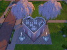 Sims 4 — Heart Shaped Wedding Venue by CullenGirl19012 — A wedding venue in a building shaped like a heart, it is a