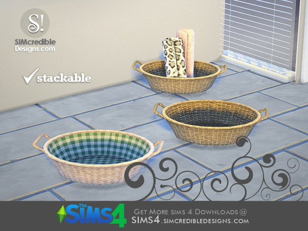 Sims 4 — Summer Illusion Basket by SIMcredible! — by SIMcredibledesigns.com available at TSR __________________ * 2