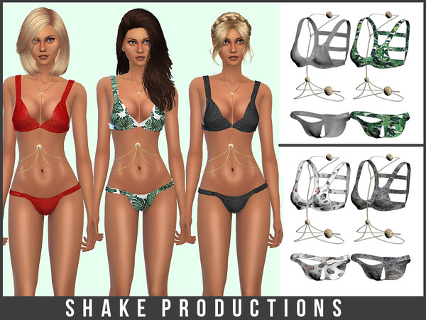 Sims 4 — ShakeProductions 30-2- 3D Mesh by ShakeProductions — -New 3D Mesh -12 different styles -Morph States Support