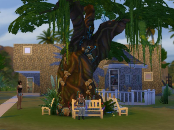 Sims 4 — Modern Museum by LaReineDubois — When Oasis Springs town council decided to tear down the Miniature Museum the