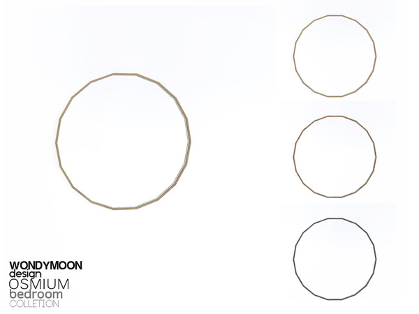 Sims 4 — [W]  Osmium Mirror by wondymoon — - Osmium Bedroom - Mirror - Wondymoon|TSR - Aug'2015
