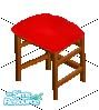 Sims 1 — Chicken Kitchen Set - Barstool 2 by carriep — 