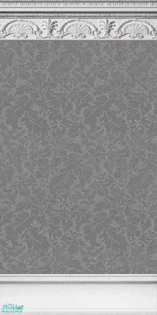 Sims 2 — Damask Influential - Earl Grey by TheMistress666 — Damask walls that ooze class and refinery - delicate plaster