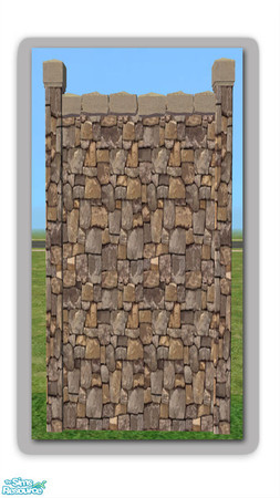 Sims 2 — Tall Garden Wall - 04 by Shakeshaft — Part of the second recolour set from my Cottage Garden includes recolours