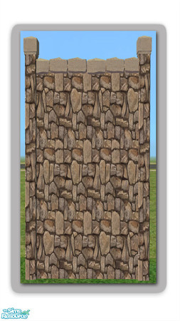 Sims 2 — Tall Garden Wall - 03 by Shakeshaft — Part of the second recolour set from my Cottage Garden includes recolours