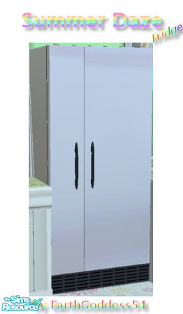 Sims 2 — Summer Daze Kitchen - Fridge by EarthGoddess54 — Made to match the Summer Daze Kitchen set. Based on Daggs'