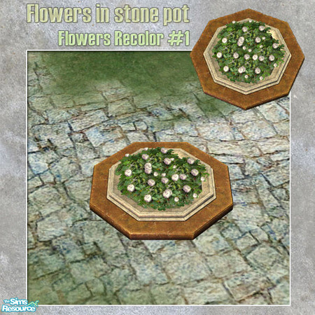 Sims 2 — S2S Park Flowers - Flowers Recolor #1 by sims2sisters — Flowers Recolor of the MESH#2