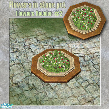 Sims 2 — S2S Park Flowers - Flowers Recolor #2 by sims2sisters — Flowers Recolor of the MESH#1