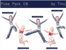 Sims 3 — Pose Pack 08 by Tinu by Tinuleaf — 8 Kids poses compatible with the pose list. You can find the individuals
