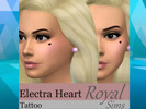 Sims 4 — Electra Heart Tattoo by matteix — Marina and the Diamonds inspired heart shaped tattoo from her