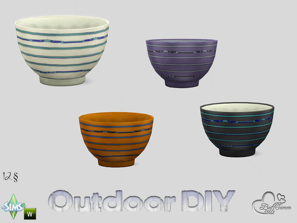 Sims 4 — DIY Bowl by BuffSumm — The slogan of your Sim is: Do It Yourself! So your Sim took a lot of Euro-Pallets and