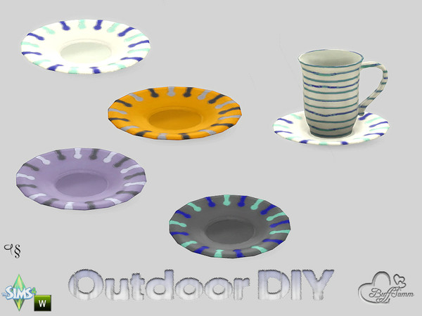 Sims 4 — DIY Plate Small by BuffSumm — The slogan of your Sim is: Do It Yourself! So your Sim took a lot of Euro-Pallets