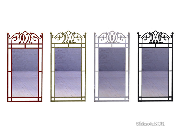 Sims 4 — Paris - Mirror by ShinoKCR — cast Iron Frame, Vintage look