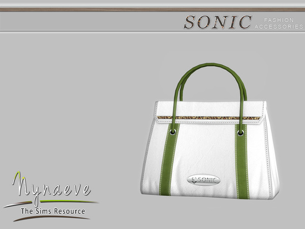 Sims 4 — Sonic Handbag by NynaeveDesign — Sonic Fashion Accessories - Handbag Located in: Decor - Miscellaneous Decor