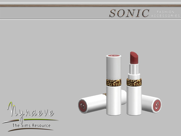 Sims 4 — Sonic Lipstick by NynaeveDesign — Sonic Fashion Accessories - Lipstick Located in: Decor - Miscellaneous Decor