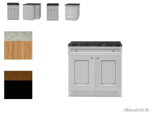 Sims 4 — CliveC Counter for Dishwasher  by ShinoKCR — new created Counter for to use with Dishwasher. No need to delete