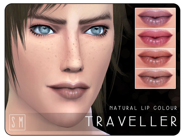 Sims 4 — [ Traveller ] - Natural Lip Colour by Screaming_Mustard — A natural and simple lip tint with just a hint of