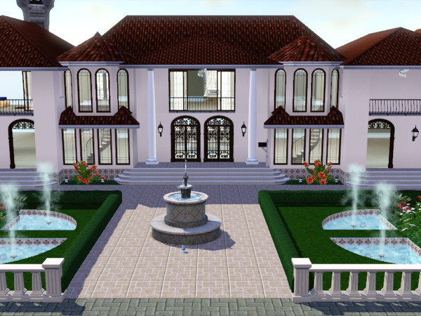 Sims 3 — Simlicious Estates by khewitt5 — Simlicious Estates is every sims dream with 5 bedrooms, 3 baths, gym and a spa.