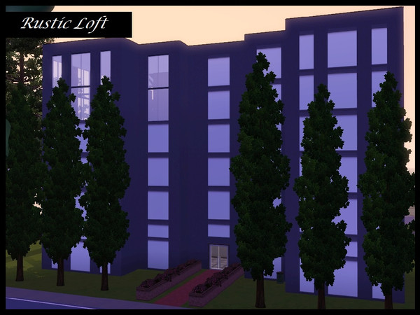 Sims 3 — Rustic Loft by Schokobrownie952 — A rustic loft style apartment, featuring one bedroom and one bathroom. Built