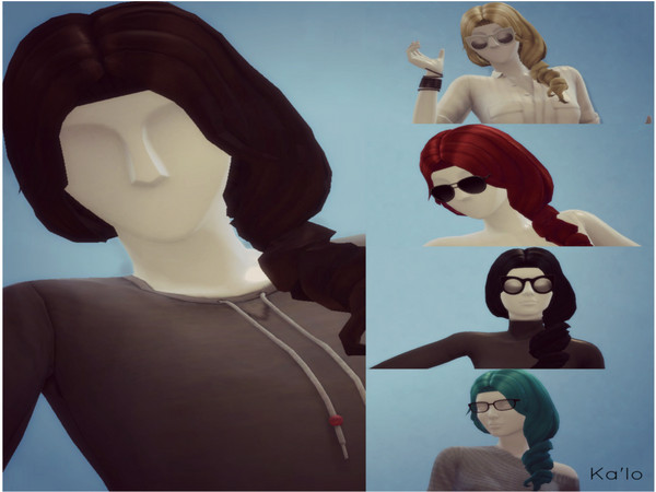 Sims 4 — Mannequin Wigs by KSmitherin — WIGS! now your store front mannequins can model your clothes with even more