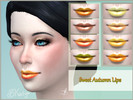 Sims 4 — Sweet Autumn Lips by Skaiya — Sweet Autumn Lips Autumn is coming so better prepare your sims! - Comes with eight