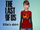 Sims 4 — The Last of Us | Ellie's shirt by xmisguidedghostx — I decided to remake Ellie's shirt, and personally I think