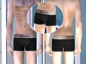 Sims 2 — Calvin Klein Underwear - Black by CerseiL2 — They also can be used as Pj\'s. I hope you like it.
