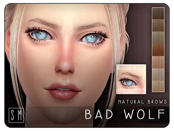 Sims 4 — [ Bad Wolf ] - Natural Brows by Screaming_Mustard — I have a thing for natural looking brows, so I made some