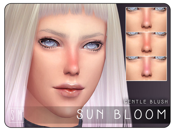 Sims 4 — [ Sun Bloom ] - Gentle Blush by Screaming_Mustard — A gentle subtle blush in three light shades for any time of