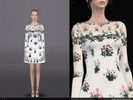 Sims 4 — [H.O.A] High Fashion Dress 03 by Syrenahoa — [H.O.A]_VALENTINO_Dress03 - VALENTINO FALL FASHION for female TOU: