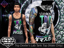 Sims 4 — Damascus Apparel Trip Dexter's Lab Tank Top by ShinraStrife — A tank top based on real life rave gear. It's a