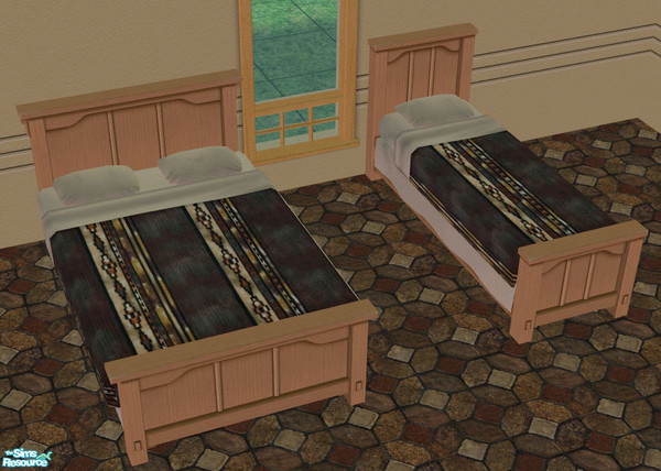 Sims 2 — Southwest Inspired bedding VI  by TSR Archive — Bedding for your Sims with a Southwestern flair.