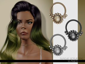 Sims 3 — LeahLilith Rumour Septum Ring by Leah_Lillith — Rumour Septum Ring fully rocolorable hope you will enjoy^^