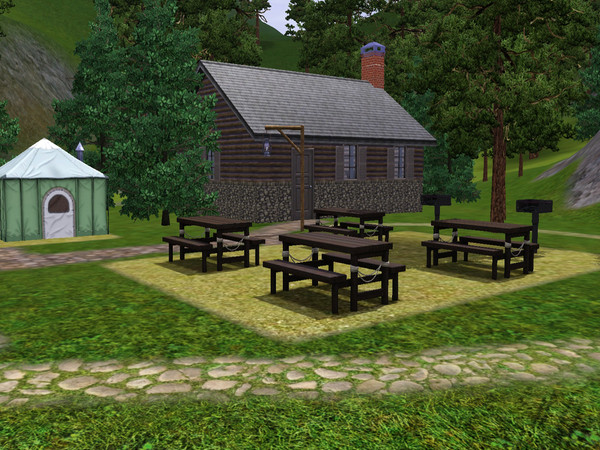 Sims 3 — Crystal Camping Site by Mark_Richman — Does your sims family want to go somewhere? They can now. Visit the