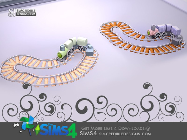 Sims 4 — Paper dream train *decor* by SIMcredible! — ^^ by SIMcredibledesigns.com available at TSR __________________ * 2