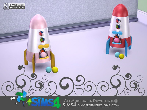 Sims 4 — Paper dream rocket gum *decor* by SIMcredible! — by SIMcredibledesigns.com available at TSR __________________ *