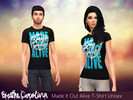 Sims 4 — Breathe Carolina Made It Out Alive T-Shirt Unisex by ShinraStrife — A shirt from Breathe Carolina's 3rd album