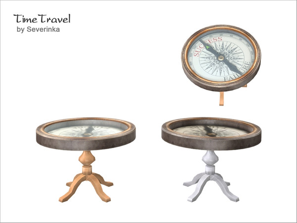 Sims 4 — [TimeTravel] Coffee table compass by Severinka_ — The coffee table in the form of a compass Set 'Time travel' 2