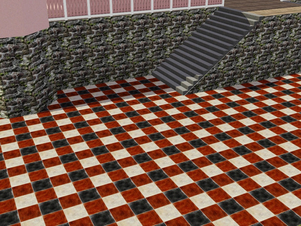 Sims 3 — PH_Large clay tiles 4 by Prickly_Hedgehog — Large clay tiles, old and worn