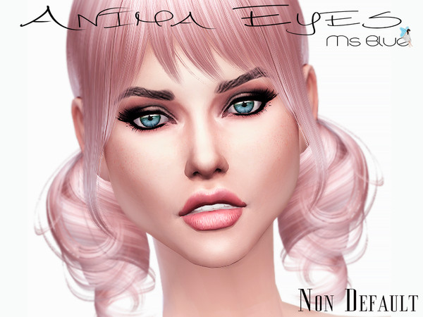 Sims 4 — Anima Eyes Non-Default by Ms_Blue — A new set of eyes for your sims in 18 colors including a blind version.