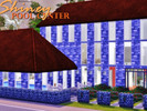 Sims 3 — Shiney Pool Centerr by heavyezrialover — There is an indoor pool, an outdoor pool, a waiting saloon, an area for