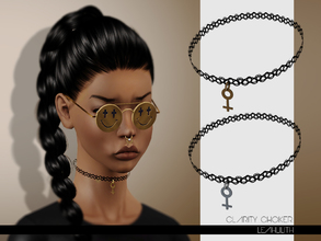 Sims 3 — LeahLilith Clarity Choker by Leah_Lillith — Clarity Choker 2 recolorable areas hope you will enjoy^^