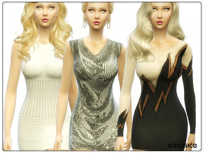 Sims 4 — Coctail Night by simseviyo — A new set with 3 beautifully detailed short coctail dressed for any occasion :)