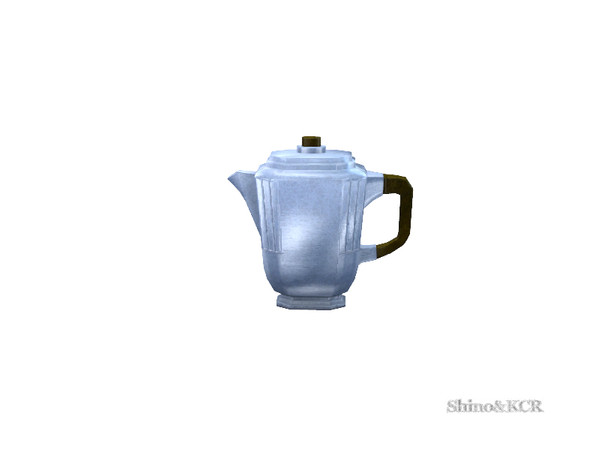 Sims 4 — Art Deco - Silvercan by ShinoKCR — Antique Silvercan with Horn Handle