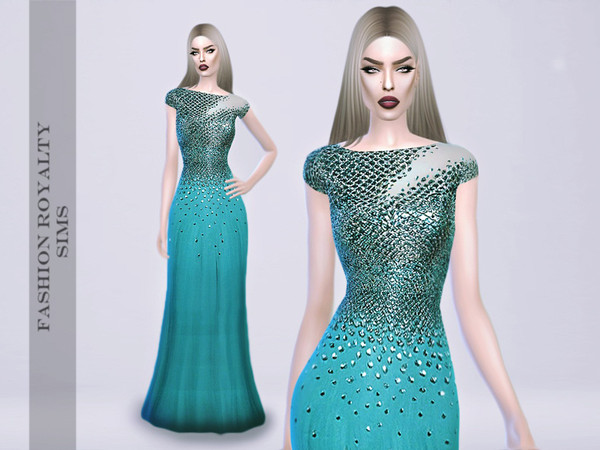 Sims 4 — Zuhair Murad Resort 2014 - Mermaid Gown by FashionRoyaltySims — Beautiful mermaid long dress for your sims.