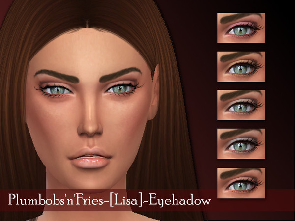 Sims 4 — [Lisa]-Eyeshadow by ali1 — -Eyeshadow -5 Colours -Female -Teen to Elders -Includes Custom Thumbnail Enjoy!!!