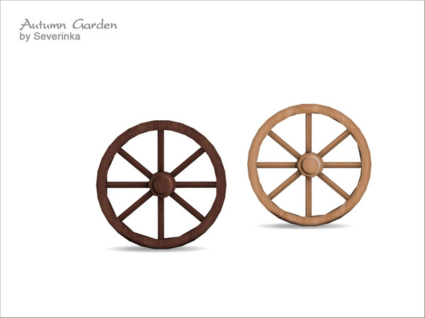 Sims 4 — [Autumn Garden] Wheel by Severinka_ — Wheel 'Autumn Garden' set 2 colors