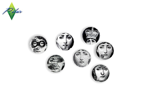 Sims 4 — Collector DecoWall by Pilar — Mix of styles, current furniture, a vintage note and an exotic touch