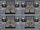 Sims 4 — Zen Beds by Tacha752 — Simple Zen like bedding for your Spa or for your Sims own Spa like bedroom. Set of 4