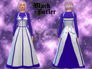 Sims 4 — Hannah Annafellows Dress by HU-4L — Hannah Annafellows is the demon maid of the Trancy household and here is her